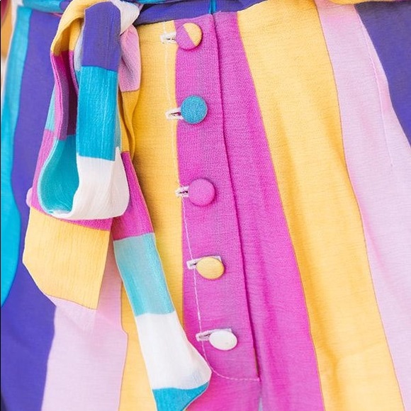 55*LAST 1* Carnival Striped Romper - Picture 6 of 6